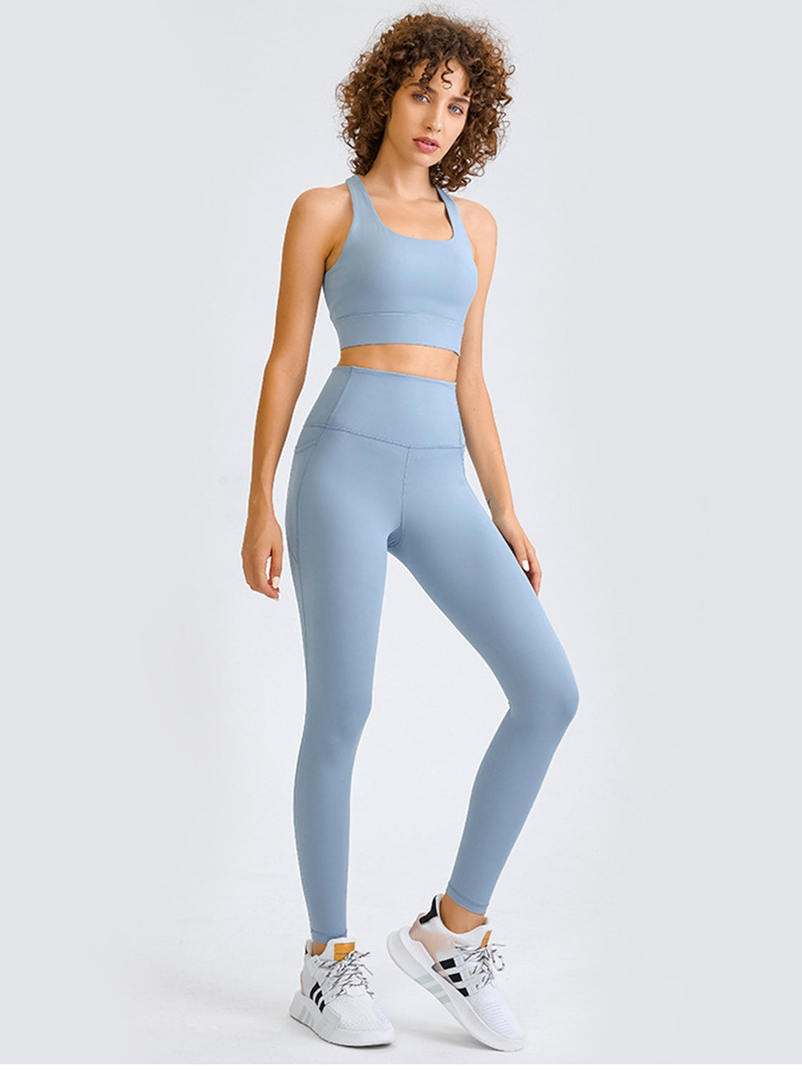 Double Take Square Neck Racerback Cropped Tank - UrbanEthereal
