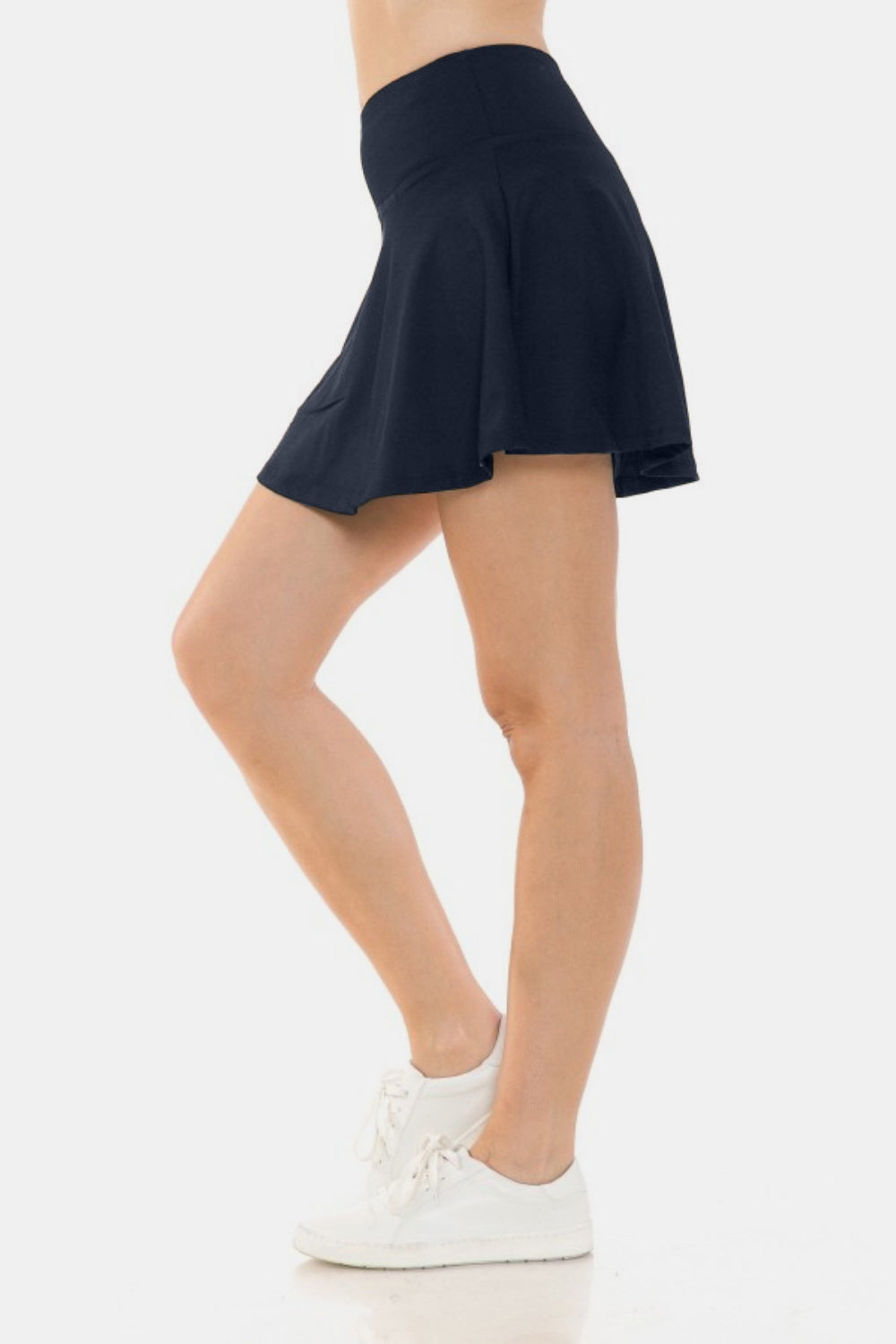 Leggings Depot Wide Waistband Active Skort - UrbanEthereal
