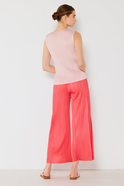 Marina West Swim Pleated Wide-Leg Pants with Side Pleat Detail - UrbanEthereal