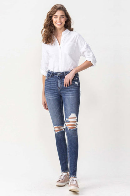 Lovervet Hayden Full Size High Rise Skinny - UrbanEthereal