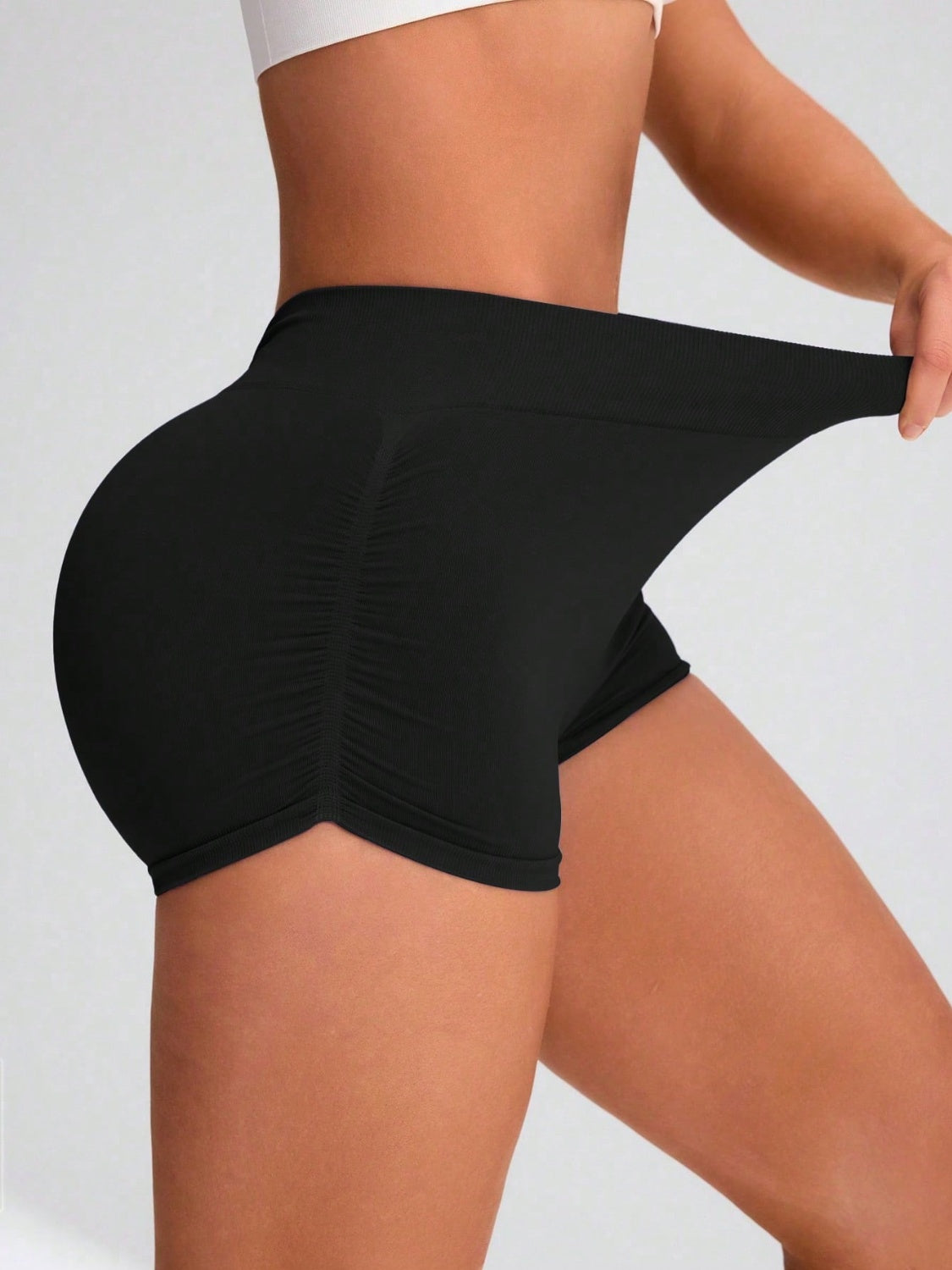 Elastic Waist Active Shorts - UrbanEthereal