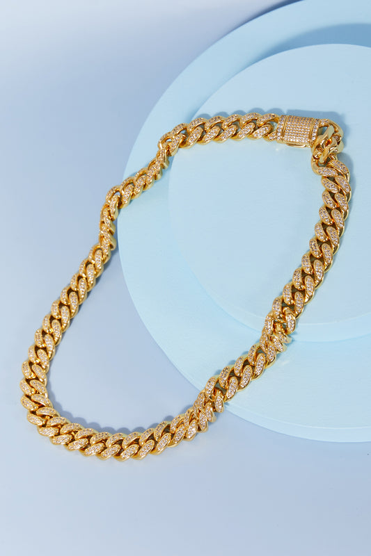 Brass Curb Chain Necklace - UrbanEthereal