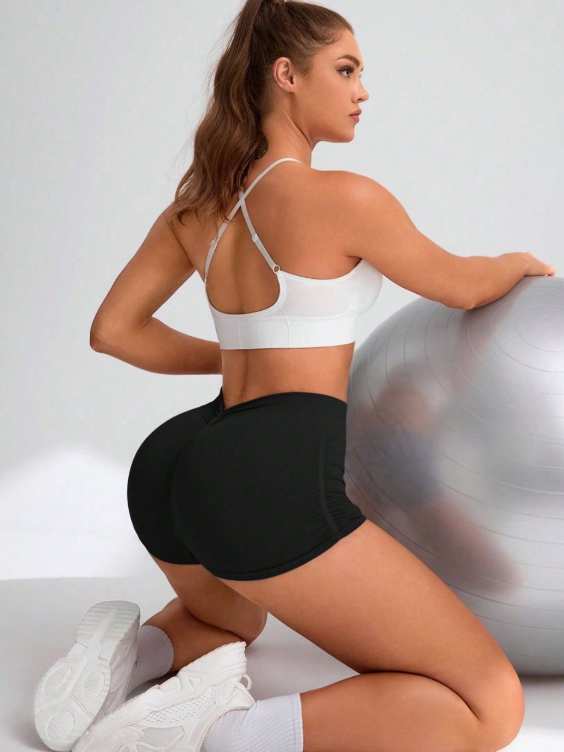 Elastic Waist Active Shorts - UrbanEthereal