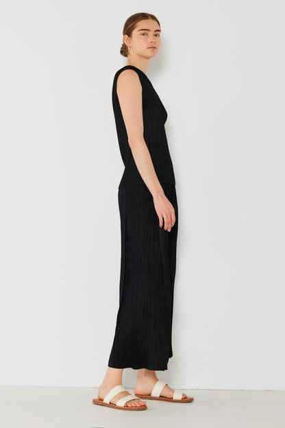 Marina West Swim Pleated Wide-Leg Pants with Side Pleat Detail - UrbanEthereal