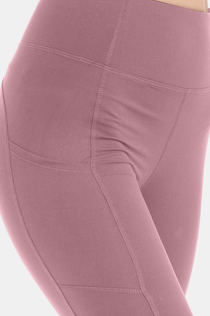 Leggings Depot Wide Waistband High Waist Leggings - UrbanEthereal