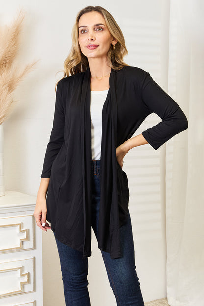 Culture Code Full Size Open Front Cardigan - UrbanEthereal
