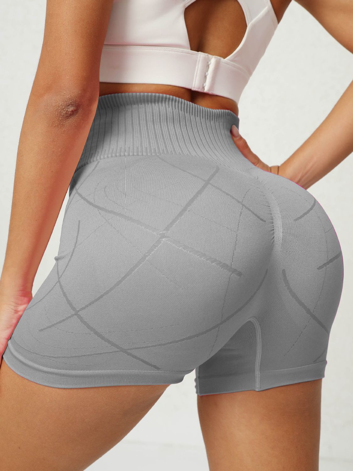 High Waist Active Shorts - UrbanEthereal
