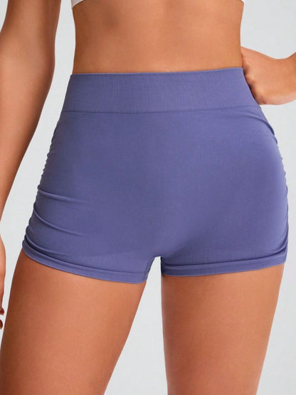 Elastic Waist Active Shorts - UrbanEthereal