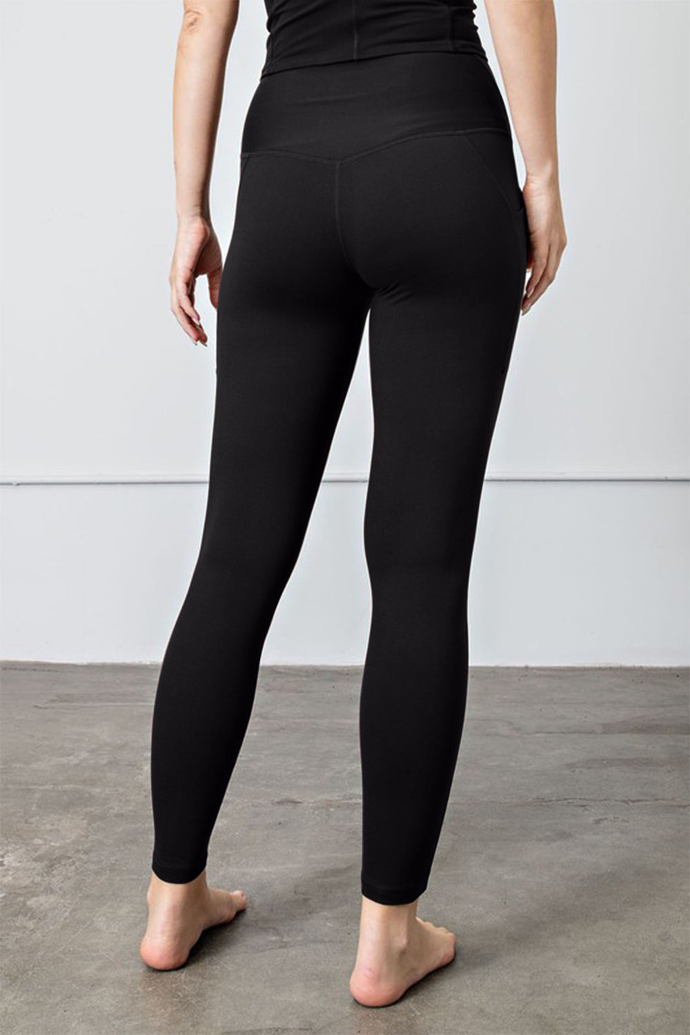 Faith Apparel High Waist Wide Waistband Leggings - UrbanEthereal