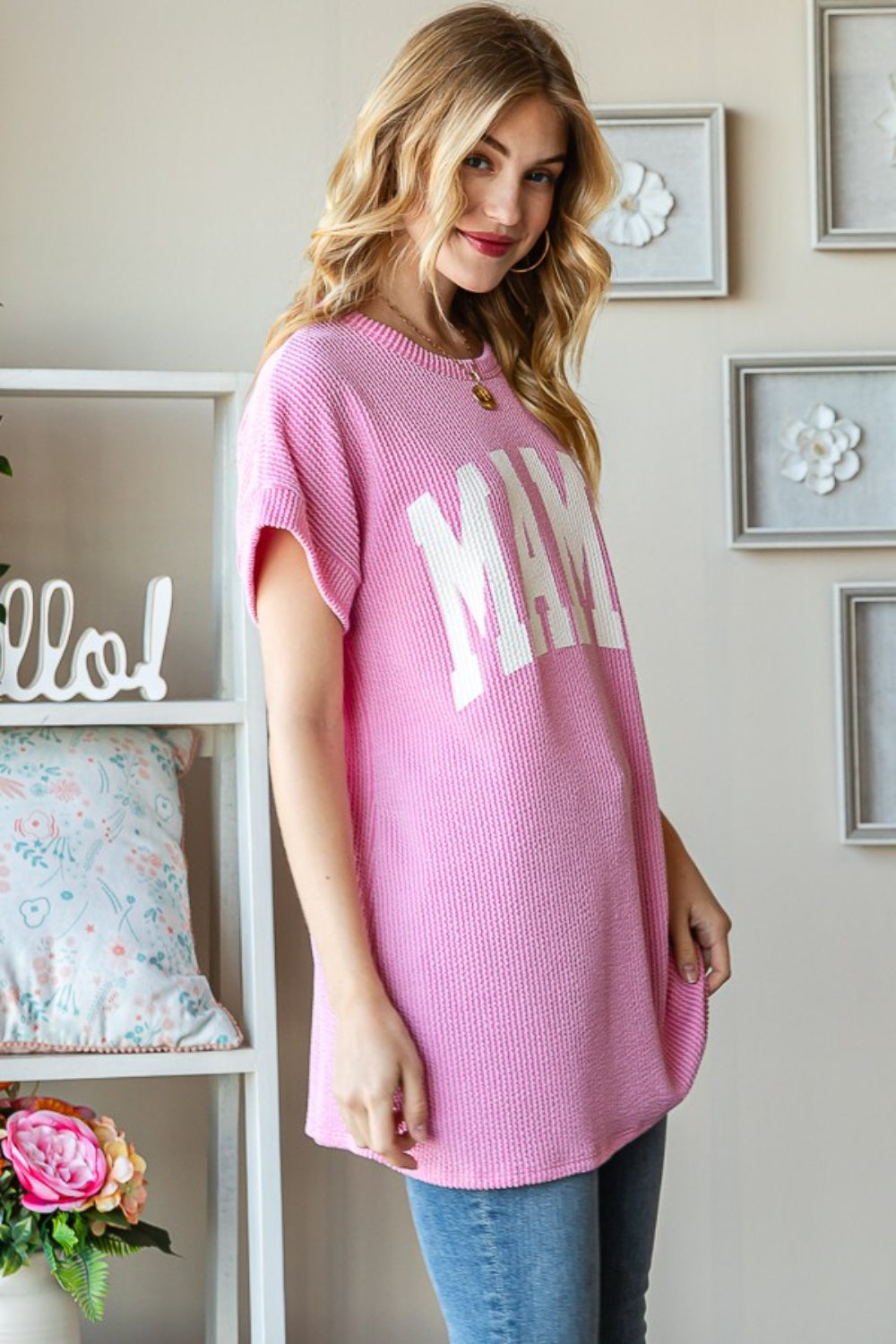 Heimish Full Size Letter Graphic Short Sleeve T-Shirt - UrbanEthereal