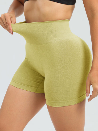 High Waist Active Shorts - UrbanEthereal