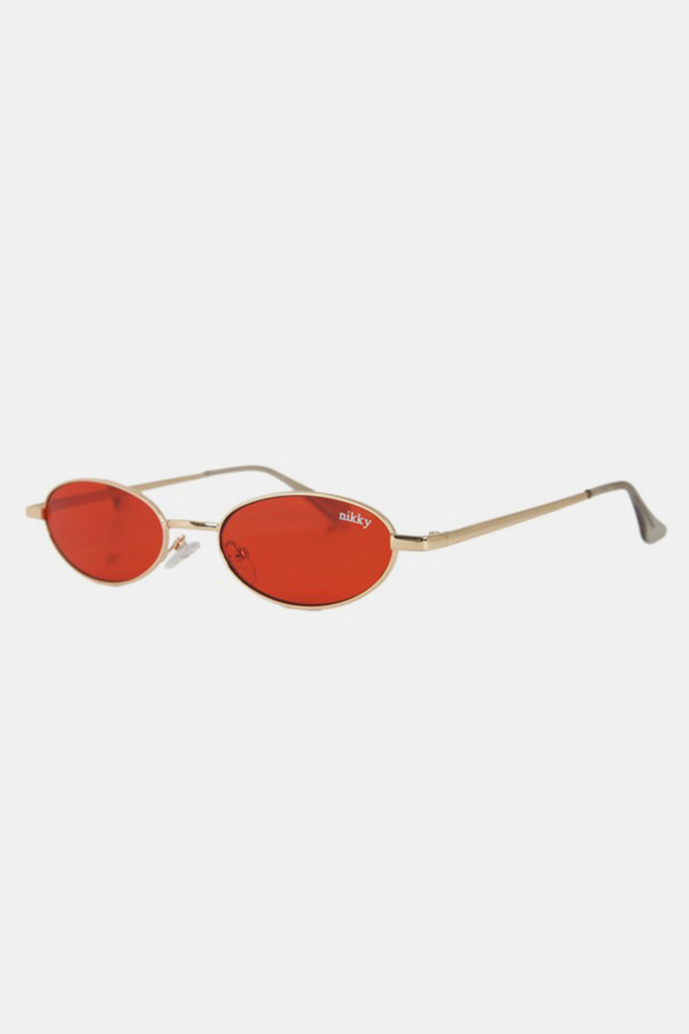 Nicole Lee USA Metal Frame Finley Oval Sunglasses - UrbanEthereal