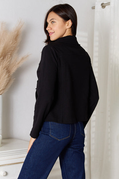 Culture Code Full Size Zip-Up Jacket with Pockets - UrbanEthereal