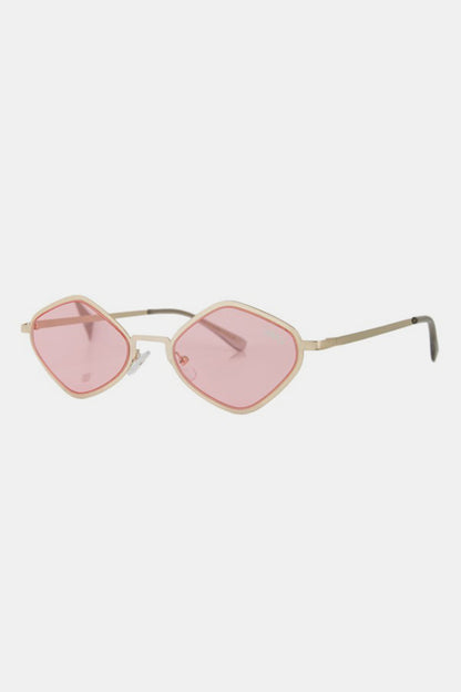 Nicole Lee USA Metal Frame Geometric Sunglasses - UrbanEthereal