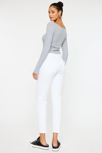 Kancan Mid Rise Ankle Skinny Jeans - UrbanEthereal