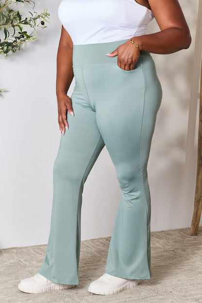 Heimish Full Size Wide Waistband Sports Pants - UrbanEthereal