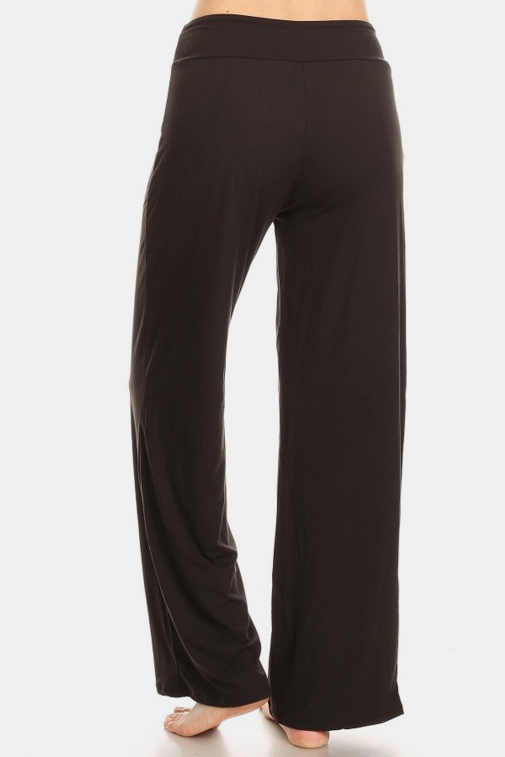 Leggings Depot High Waist Drawstring Wide Leg Pants - UrbanEthereal