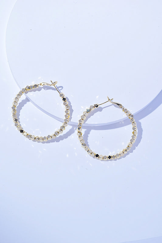 Alloy Hoop Earrings - UrbanEthereal