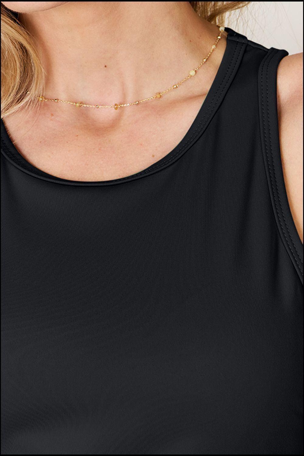 Basic Bae Full Size Round Neck Racerback Tank - UrbanEthereal