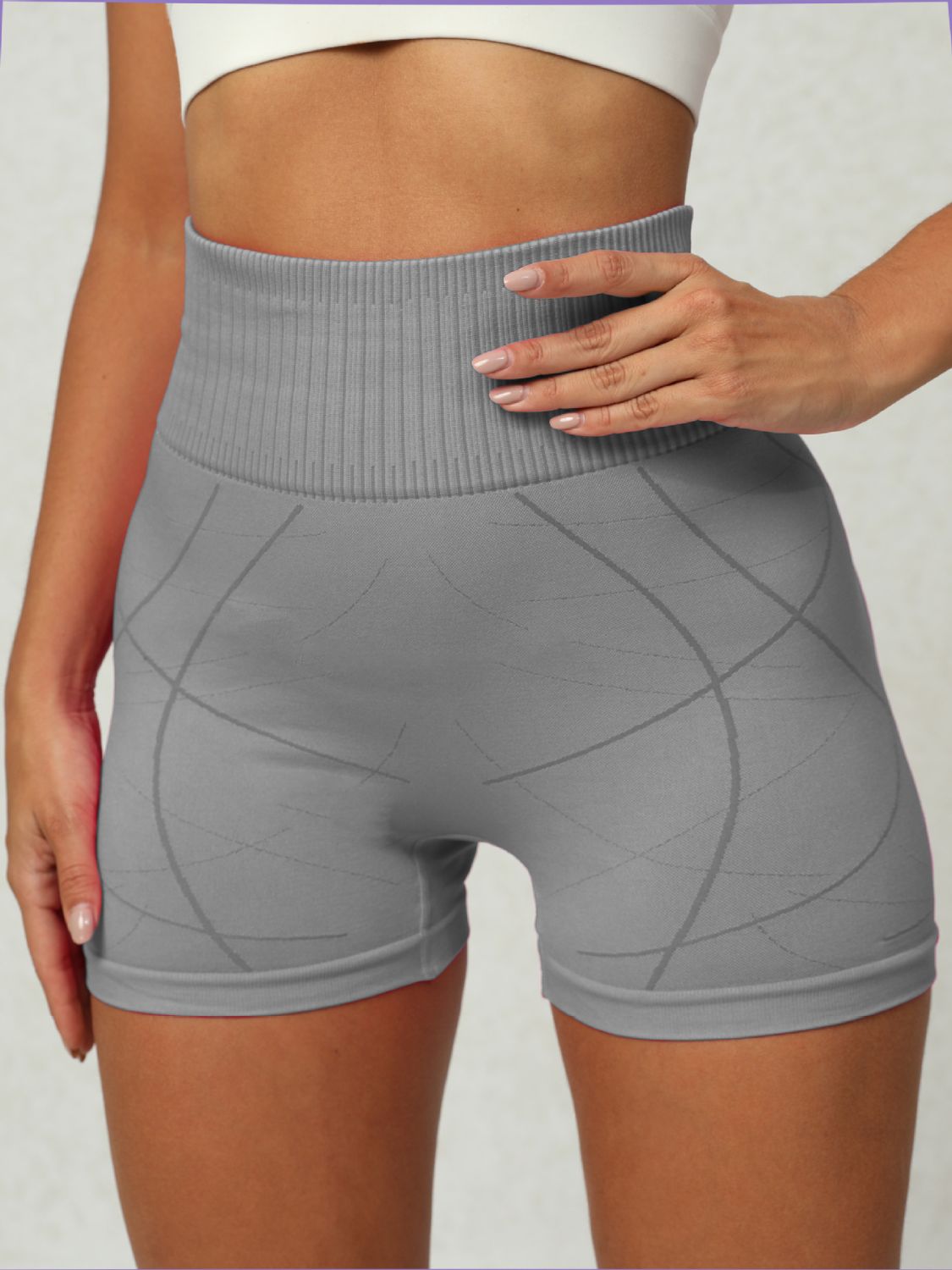 High Waist Active Shorts - UrbanEthereal