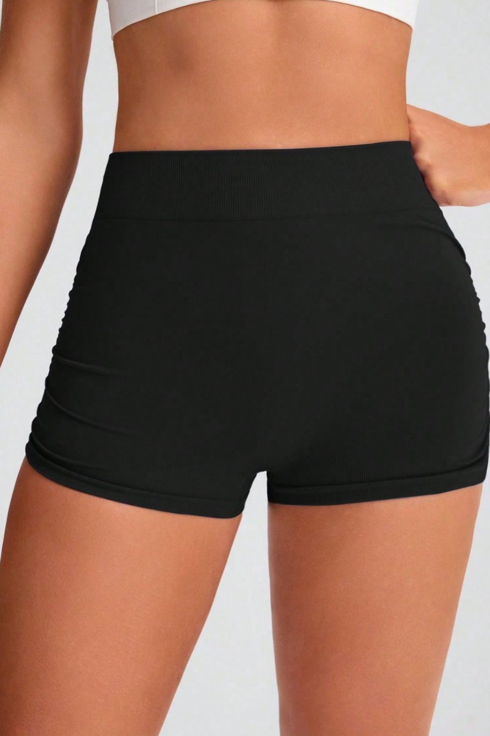 Elastic Waist Active Shorts - UrbanEthereal