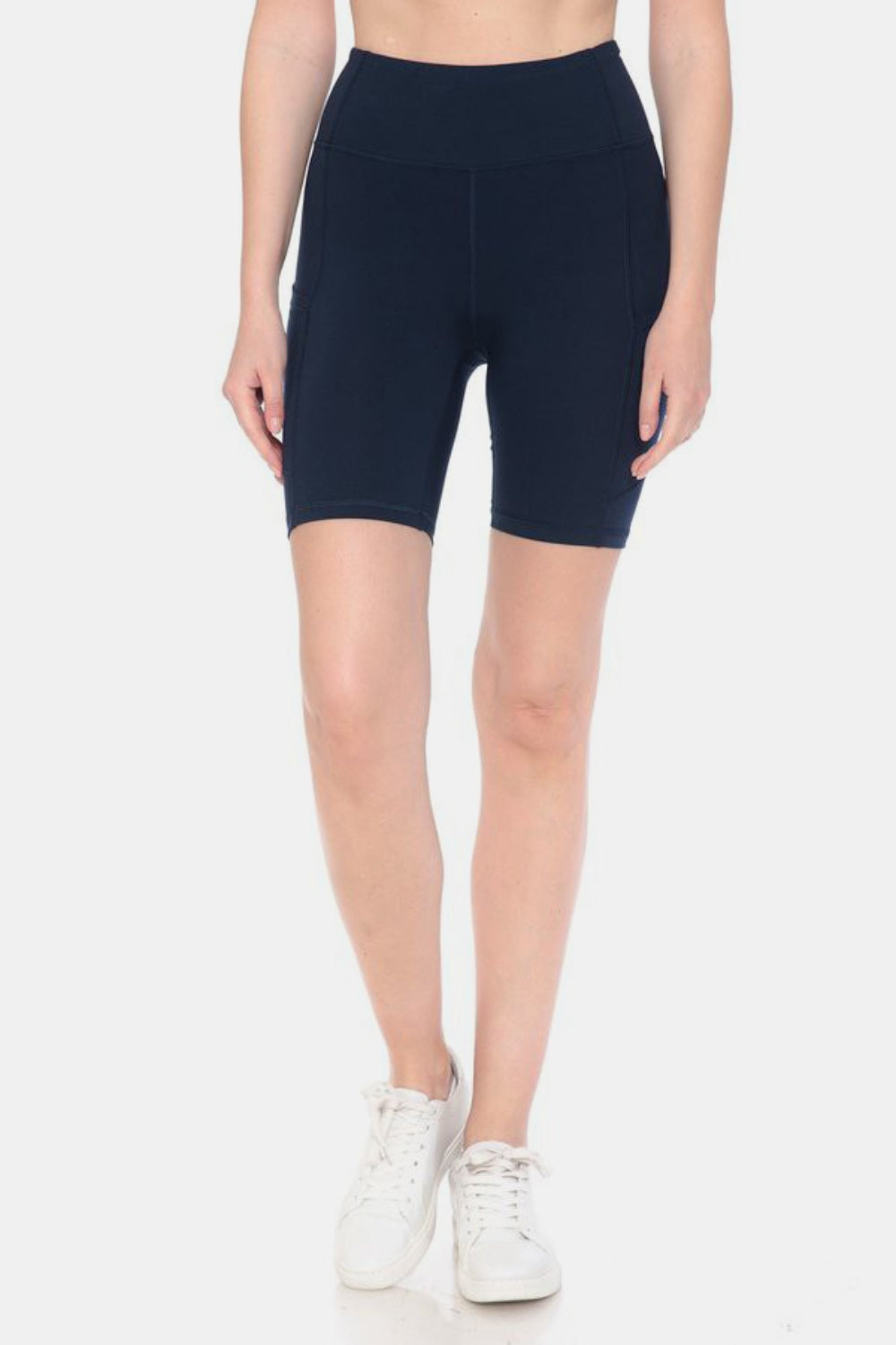 Leggings Depot Full Size High Waist Active Shorts - UrbanEthereal