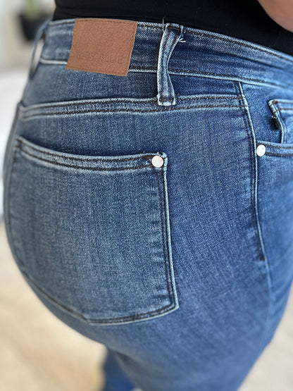 Judy Blue Full Size High Waist Distressed Skinny Jeans - UrbanEthereal