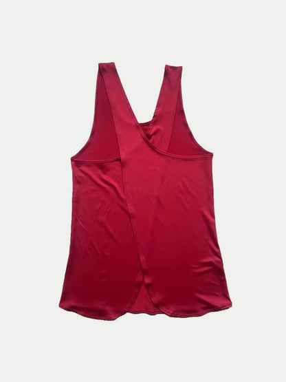 Crisscross Scoop Neck Active Tank - UrbanEthereal