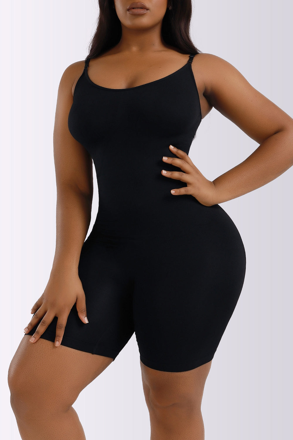 Full Size Spaghetti Strap Shaping Romper