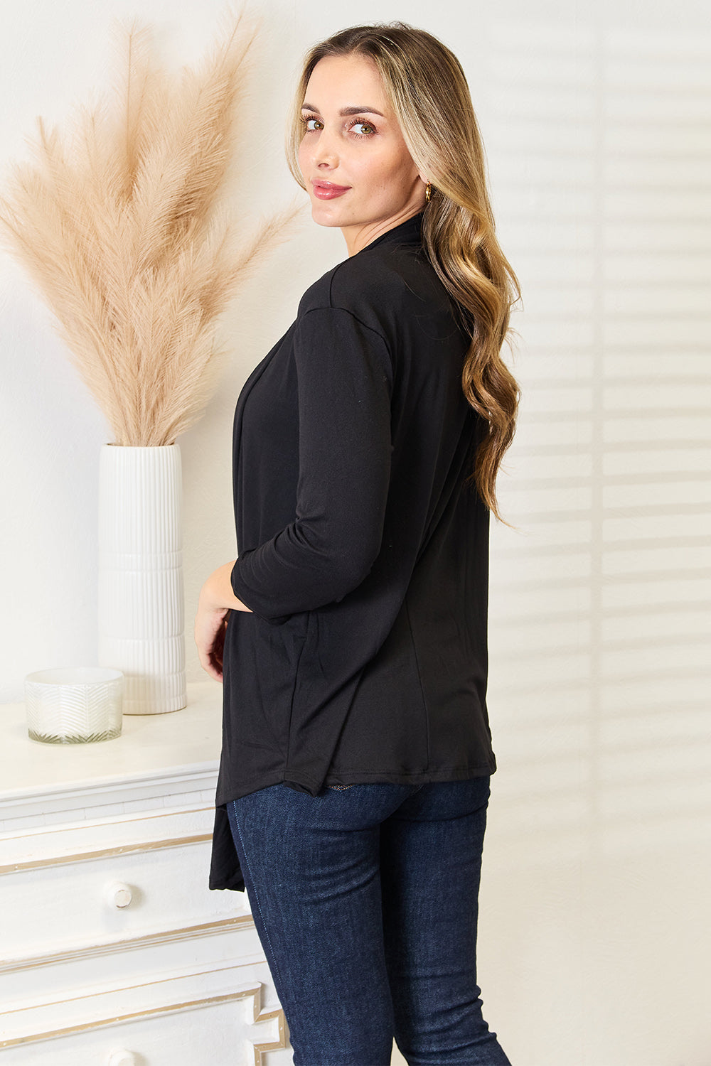 Culture Code Full Size Open Front Cardigan - UrbanEthereal