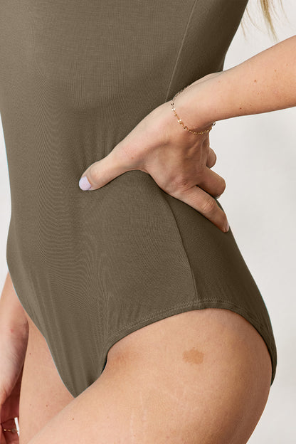 Basic Bae Full Size Round Neck Short Sleeve Bodysuit - UrbanEthereal