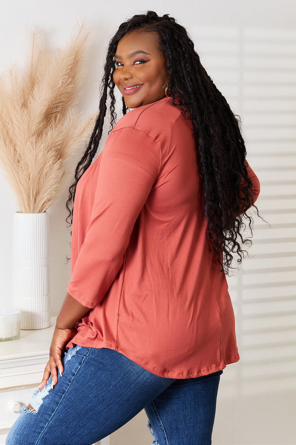 Culture Code Full Size Open Front Cardigan - UrbanEthereal