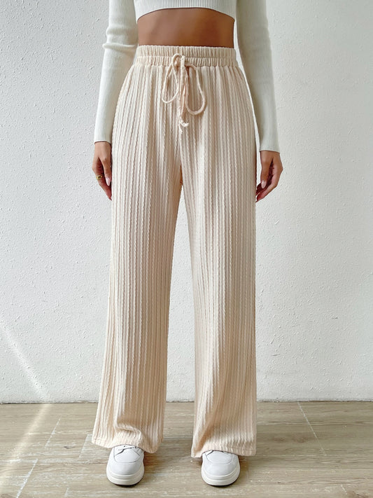 Honey Drawstring Wide Leg Pants