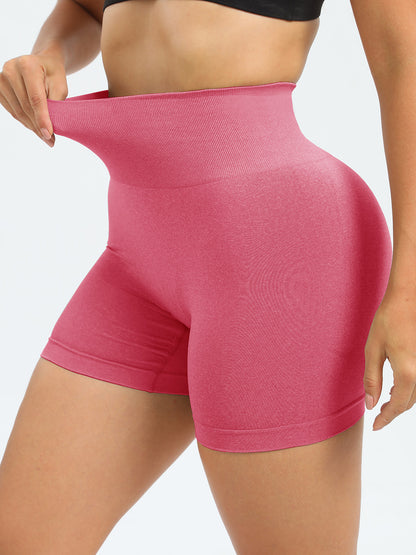 High Waist Active Shorts - UrbanEthereal