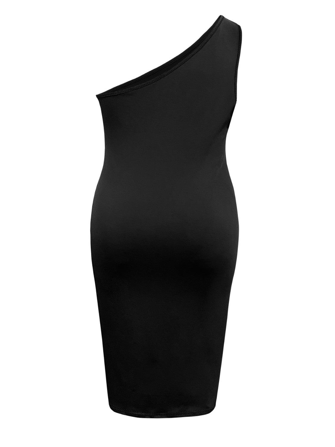 Plus Size Twisted One Shoulder Sleeveless Midi Dress - UrbanEthereal
