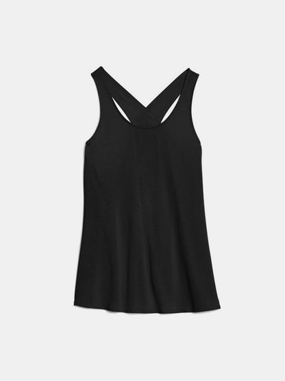 Crisscross Scoop Neck Active Tank - UrbanEthereal
