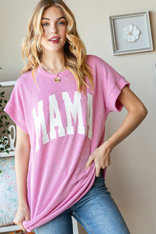 Heimish Full Size Letter Graphic Short Sleeve T-Shirt - UrbanEthereal