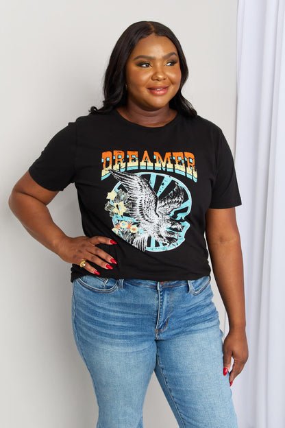 mineB Full Size DREAMER Graphic T-Shirt - UrbanEthereal