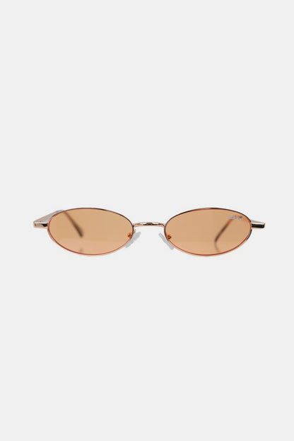 Nicole Lee USA Metal Frame Finley Oval Sunglasses - UrbanEthereal