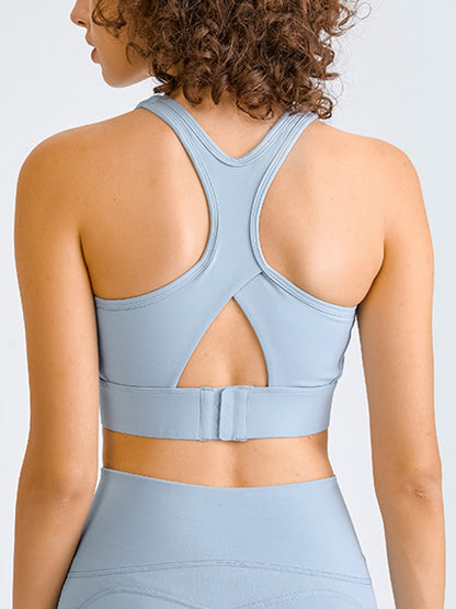 Double Take Square Neck Racerback Cropped Tank - UrbanEthereal