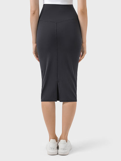 Millennia Slit Wrap Active Skirt