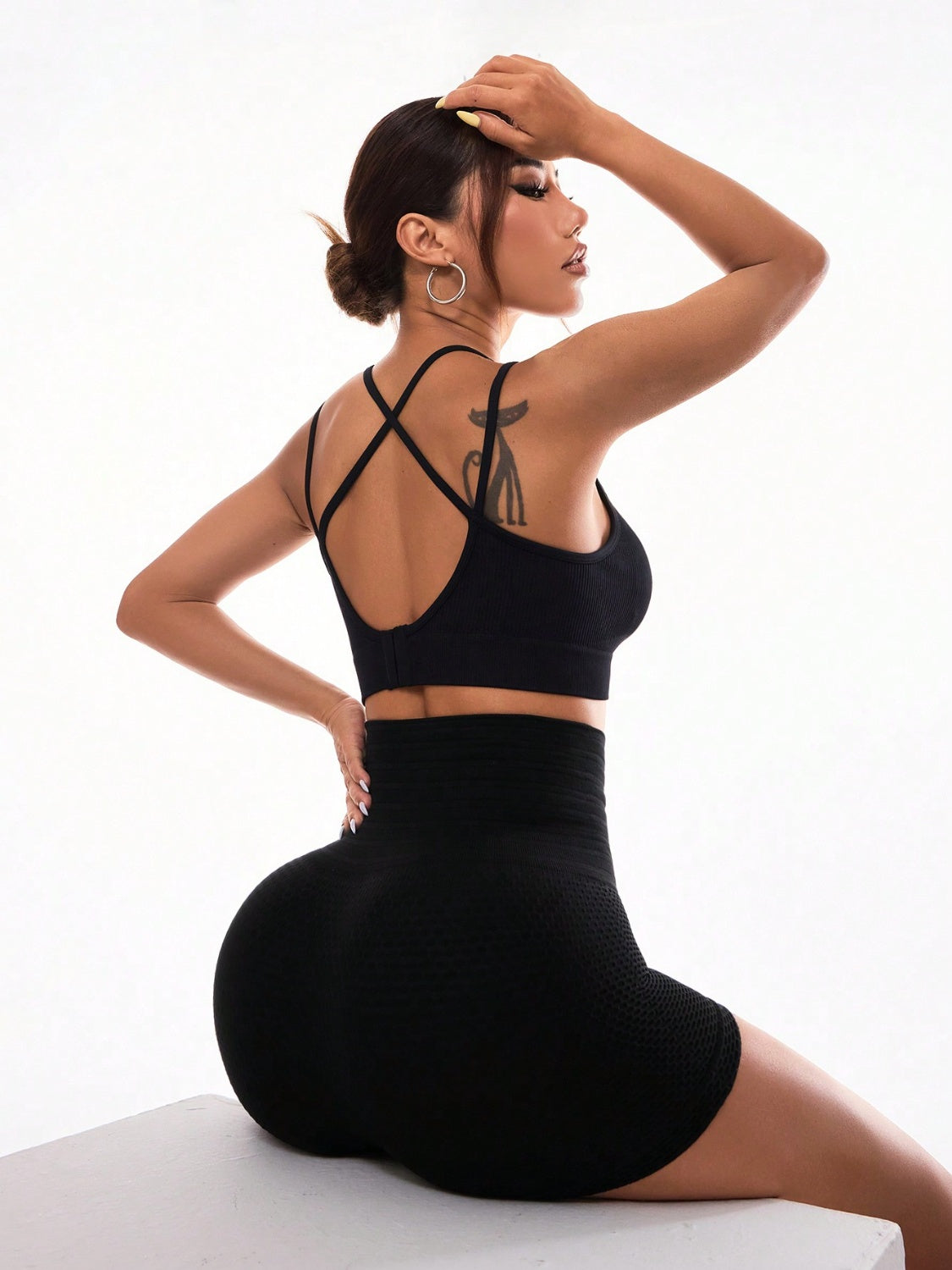 High Waist Active Shorts - UrbanEthereal