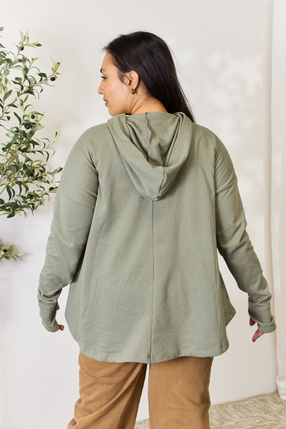 Culture Code Full Size Half Button Hoodie - UrbanEthereal