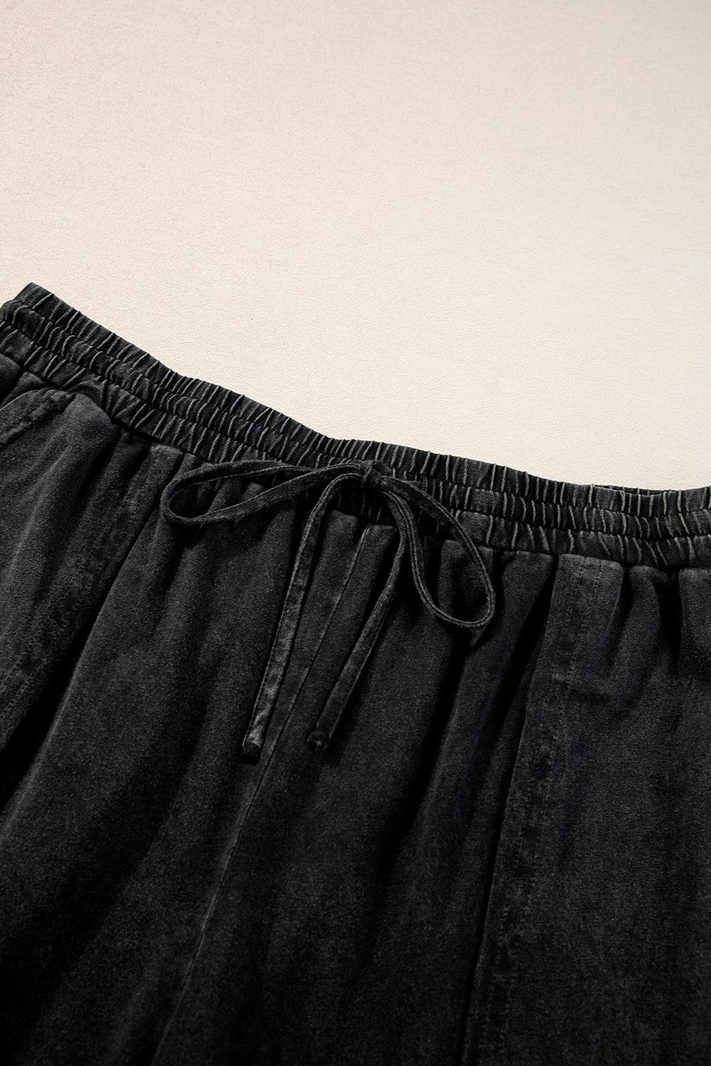 Plus Size Drawstring Wide Leg Pants - UrbanEthereal