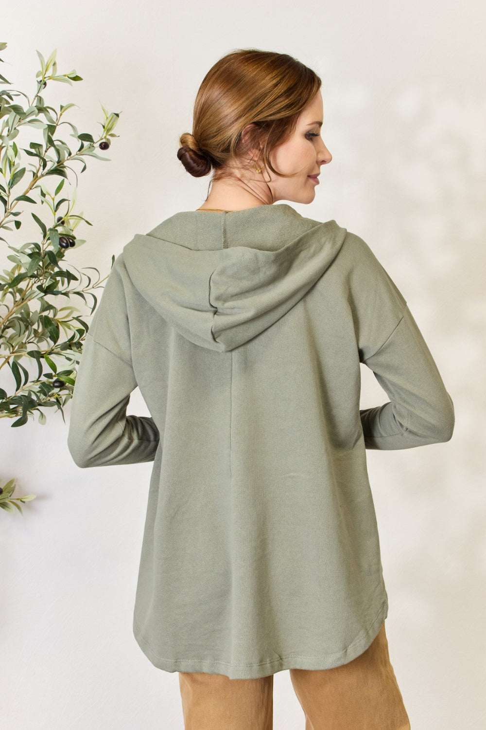 Culture Code Full Size Half Button Hoodie - UrbanEthereal