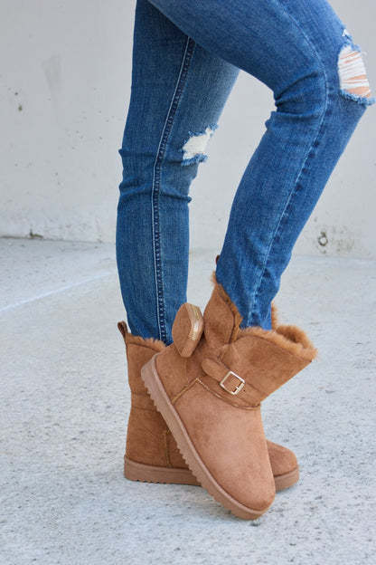 Forever Link Plush Thermal Flat Boots - UrbanEthereal