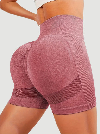 High Waist Active Shorts - UrbanEthereal
