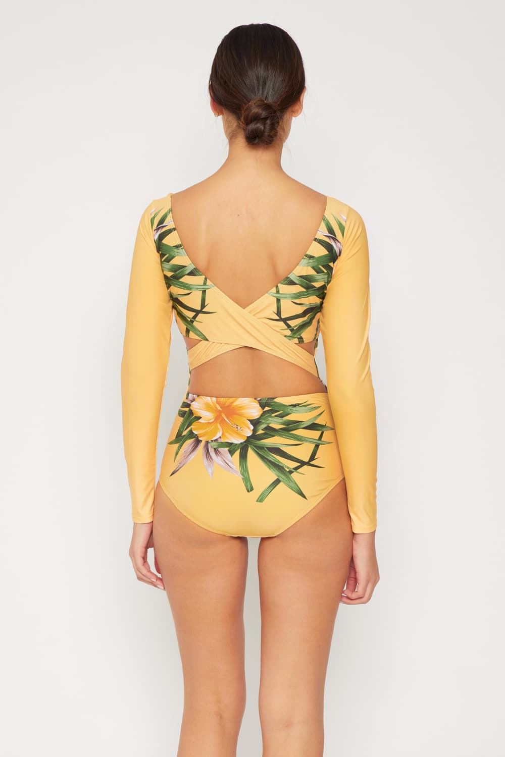 Marina West Swim Cool Down Longsleeve One-Piece Swimsuit - UrbanEthereal