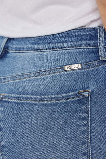 Kancan Full Size Cat's Whiskers High Waist Jeans - UrbanEthereal