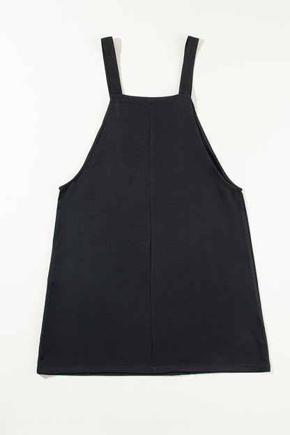 Plus Size Square Neck Wide Strap Dress - UrbanEthereal